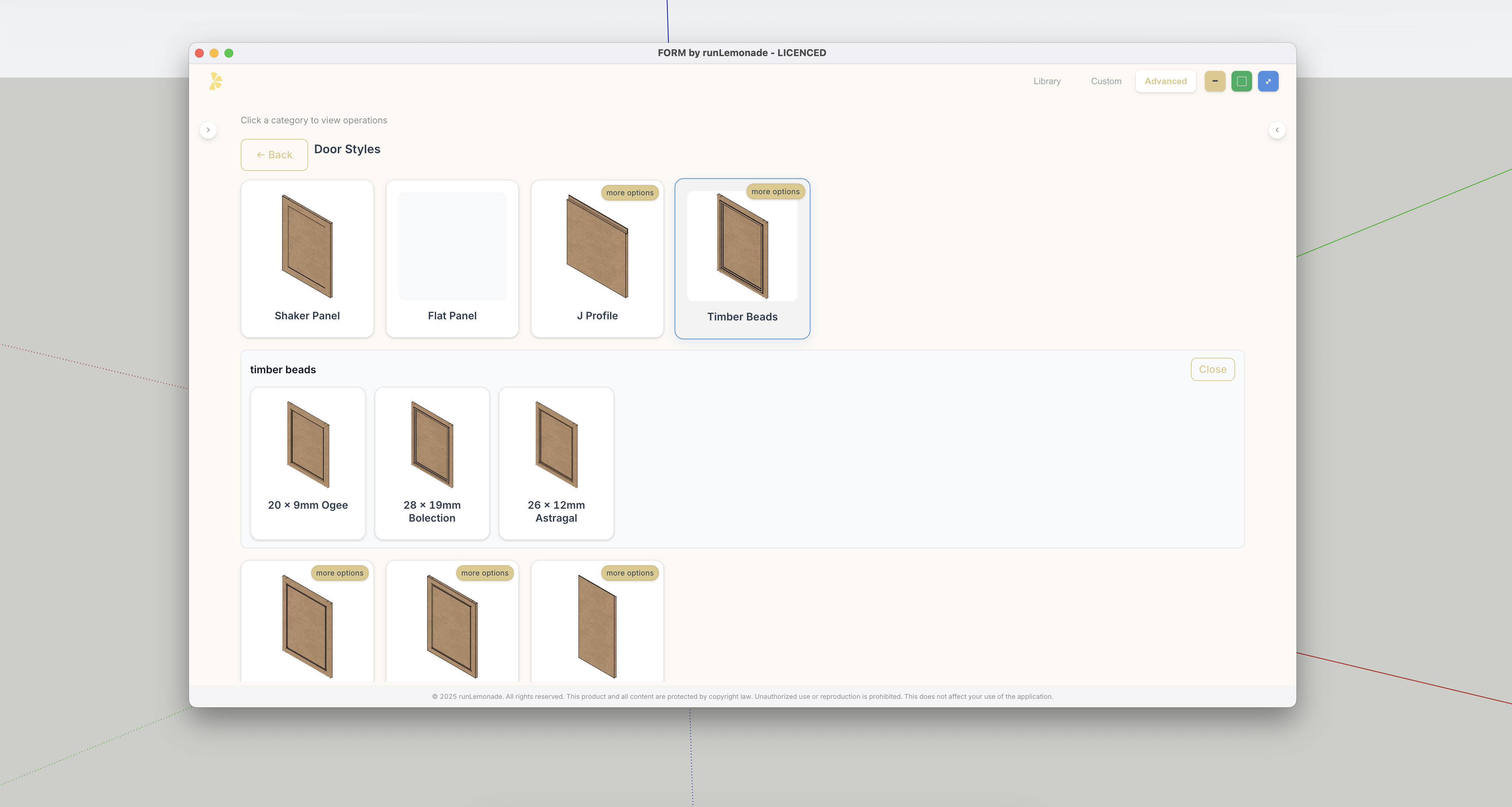 FORM 25+ Door Styles